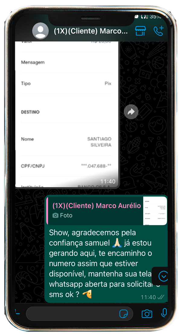 Cliente SMS Numero virtual - 1X Digital Solutions c
